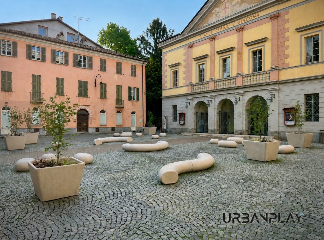 Arredo urbano per Piazza del Teatro | Ivrea | TO